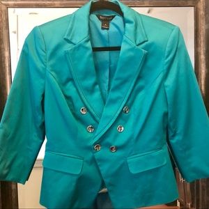 Teal Blazer Size 2 - White House Black Market